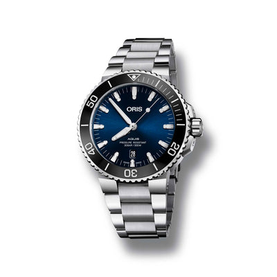 Aquis Date 41.5MM Calibre 400 - Blu