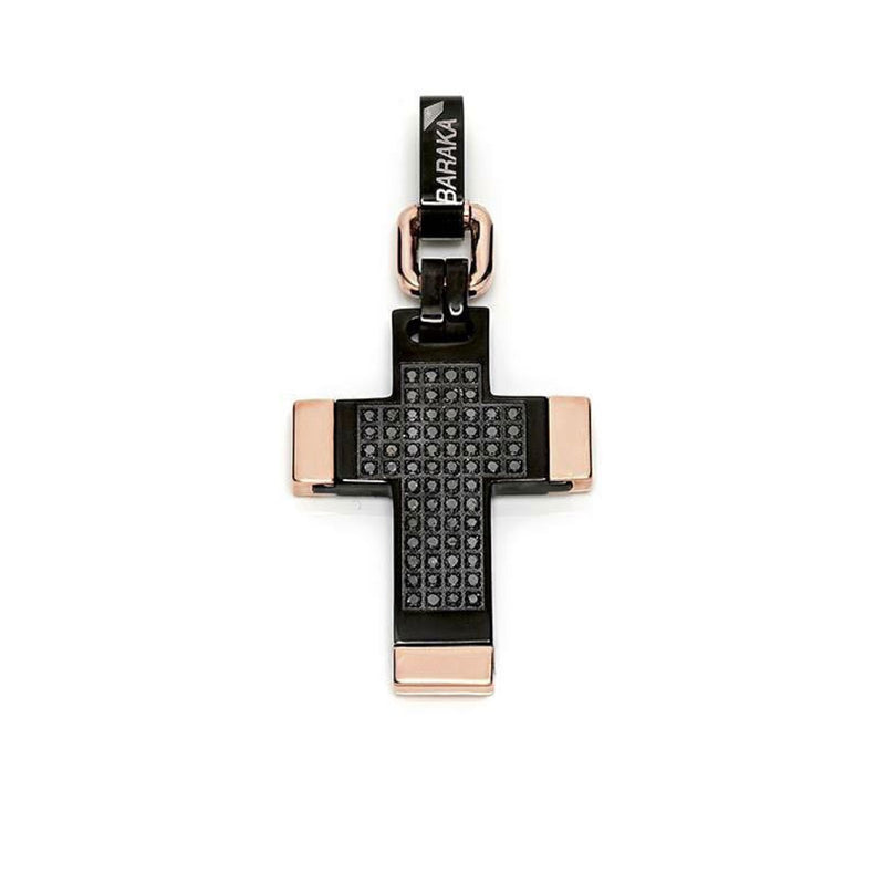 Croce da Uomo creata da Barakà con materiali di lusso come l&