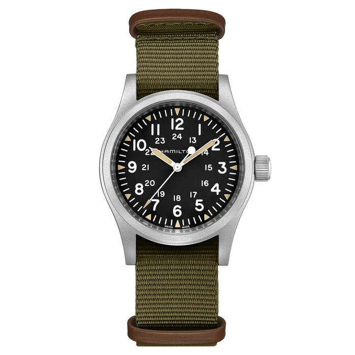 Hamilton Watch: Khaki Field Meccanico Verde 38MM H69439931 – FdM