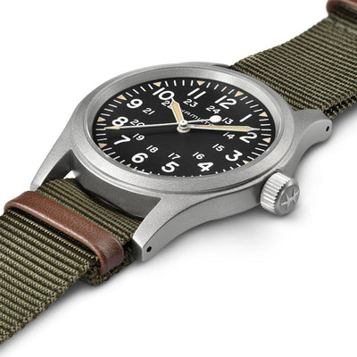 Khaki Field Meccanico 38MM - Verde